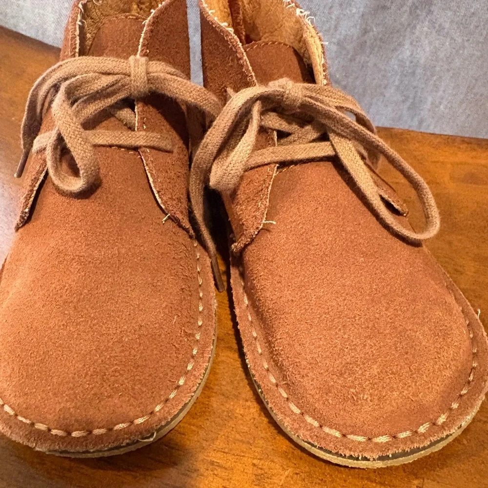 Ralph Lauren Kids Brown Suede Boots